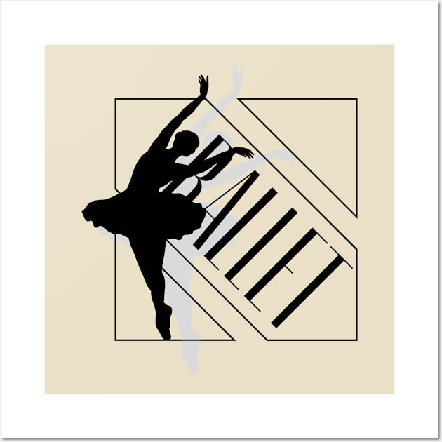 Beautiful ballerina gift Wall Art by Dancespread